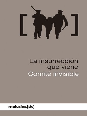 cover image of La insurrección que viene